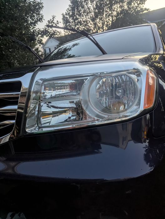 Restored headlight close-up, Winston-Salem NC